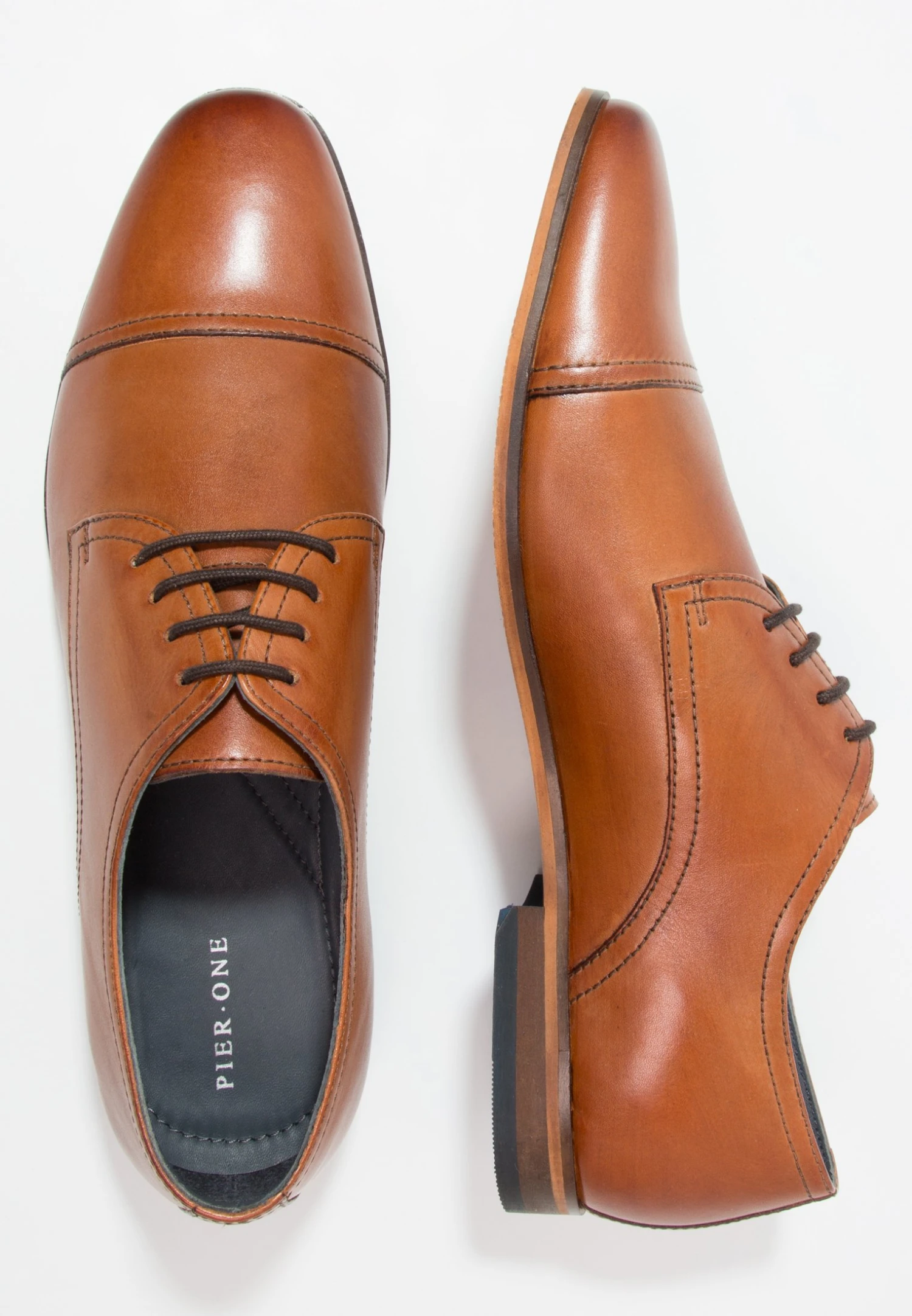 Pier One Zapatos Con Cordones - Cognac 2 Pier One Zapatos Con Cordones - Cognac - Imagen 2