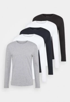 Pier One 5 Pack - Camiseta De Manga Larga - White/Dark Blu/Grey 16 Pier One 5 Pack - Camiseta De Manga Larga - White/Dark Blu/Grey -Elegancia Tienda De Ventas 0040d79b22c848e294c0eb73581cab32