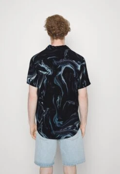 Pier One Marble Resort Unisex - Camisa - Black -Elegancia Tienda De Ventas 0420f424c95e4678b3f6a5d999b41298