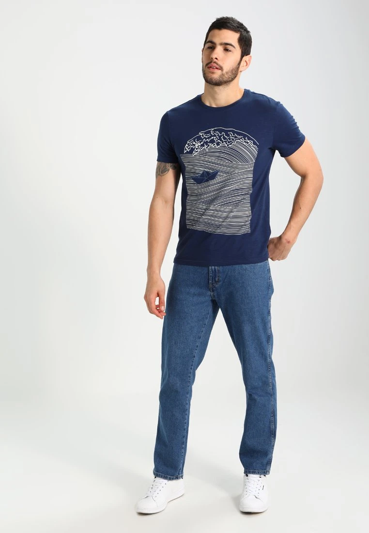 Pier One Camiseta Estampada - Dark Blue/White 2 Pier One Camiseta Estampada - Dark Blue/White - Imagen 2