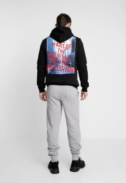 Pier One 2 Pack - Pantalones Deportivos - Black/Mottled Light Gre -Elegancia Tienda De Ventas 082b684ed6b7492481fafd77bd2ec4d0