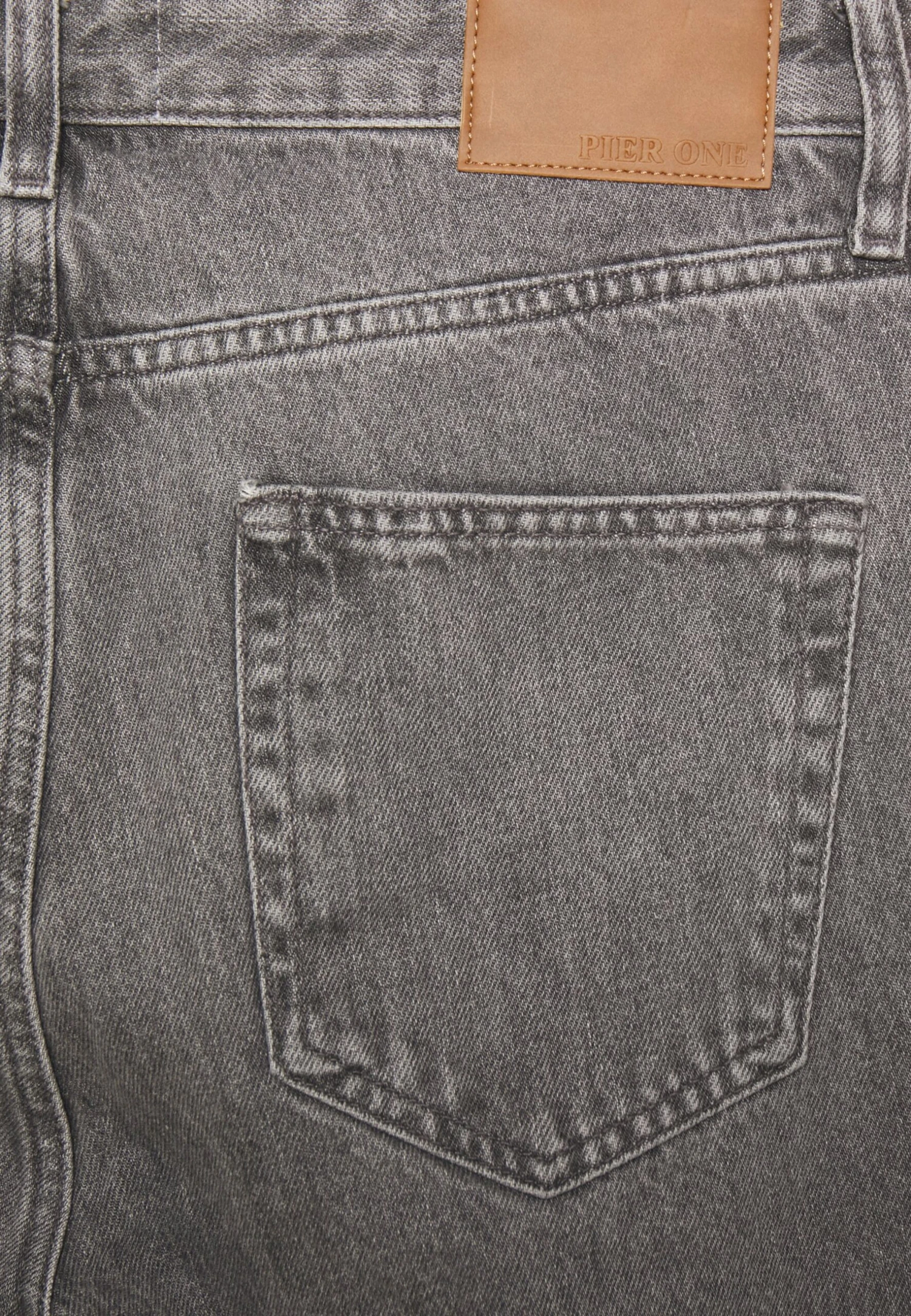 Pier One Mid Raise Straight Fit - Vaqueros Boyfriend - Grey Denim 5 Pier One Mid Raise Straight Fit - Vaqueros Boyfriend - Grey Denim - Imagen 5