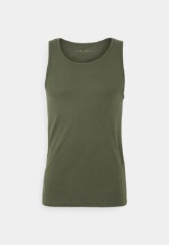 Pier One 3 Pack - Camiseta Interior - Black/Khaki/Mottled Dark Grey -Elegancia Tienda De Ventas 0f2fccc3500d43e89c1d03ced73ce834