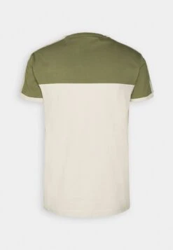 Pier One Camiseta Estampada - Khaki/Off-White -Elegancia Tienda De Ventas 10559b0cbe7740d59f0b28170b3f5eed