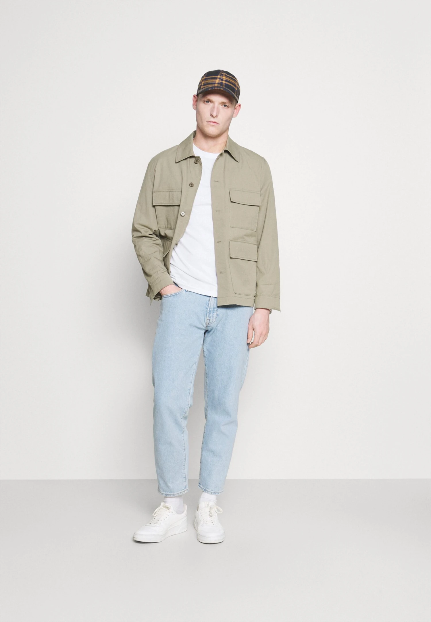 Pier One 5 Pack - Camiseta De Manga Larga - White/Dark Blu/Grey 1 Pier One 5 Pack - Camiseta De Manga Larga - White/Dark Blu/Grey