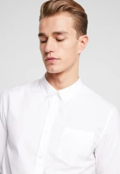 Pier One 2 Pack - Camisa Elegante - White/Light Blue -Elegancia Tienda De Ventas 135b9e8907b64d9cb056bf3b8eb7a27d