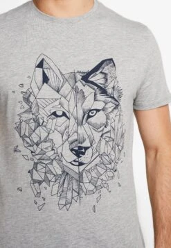 Pier One Camiseta Estampada - Mottled Grey -Elegancia Tienda De Ventas 19bac3e87c214150932db03a2c67e58e