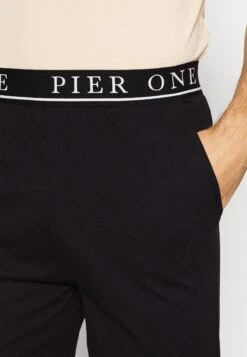 Pier One Pantalón De Pijama - Black -Elegancia Tienda De Ventas 1e9dc1d7f16140e7aa8f61ed340d94bd