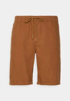 Pier One Linen Blend Drawcord Shorts- Shorts - Brown -Elegancia Tienda De Ventas 1ea4e2e885224bdf9790c588673025ff