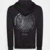 Pier One Hoodie Circle Back - Sudadera - Black