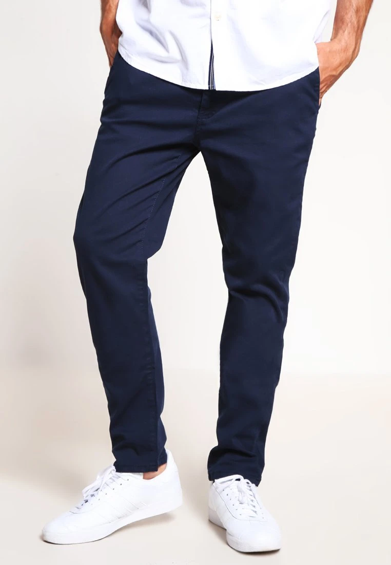 Pier One Pantalones Chinos - Dark Blue 1 Pier One Pantalones Chinos - Dark Blue
