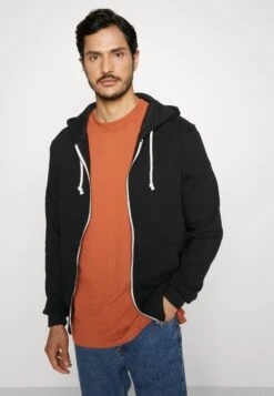 Pier One 2 Pack - Sudadera Con Cremallera - Black/Mottled Light Grey -Elegancia Tienda De Ventas 3528309c123c4189b5dc1da9c1f9881e