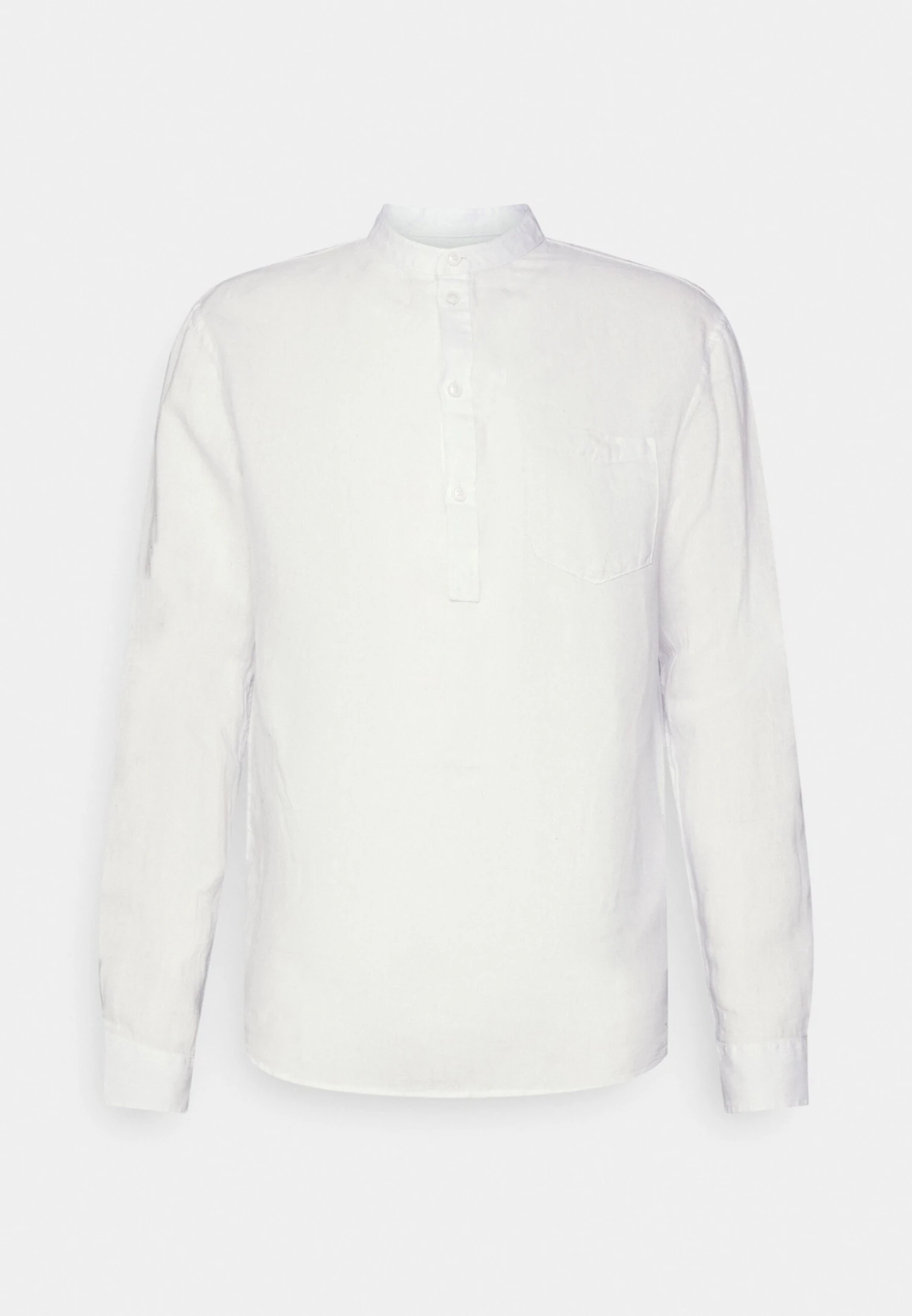 Pier One Linen Cotton Mix 2 Pack - Camisa - White/Black 2 Pier One Linen Cotton Mix 2 Pack - Camisa - White/Black - Imagen 2