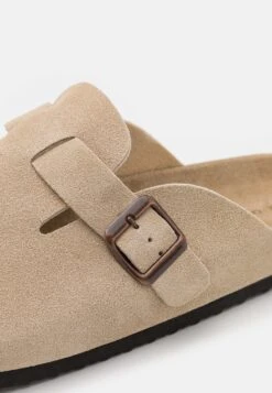 Pier One Leather Unisex - Pantuflas - Beige -Elegancia Tienda De Ventas 3a708888ffe24adea054184dfdfb2406