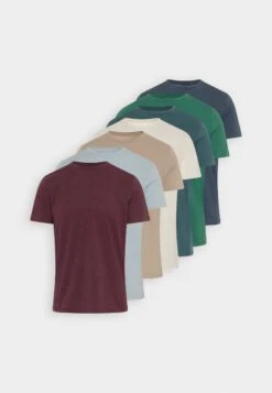 Pier One 7 Pack - Camiseta Básica - Blue/Mottled Bordeaux/White 21 Pier One 7 Pack - Camiseta Básica - Blue/Mottled Bordeaux/White -Elegancia Tienda De Ventas 40238aec486841c1aa91cee1f0bc607e