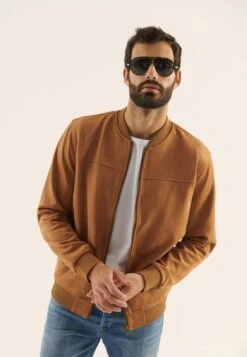 Pier One Chaquetas Bomber - Cognac