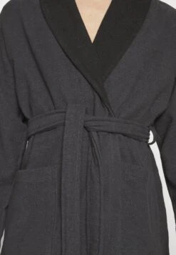 Pier One Shawl Towel Bathrobe - Albornoz - Dark Grey -Elegancia Tienda De Ventas 4e0cff6d121542f2a2210634e5d7595e