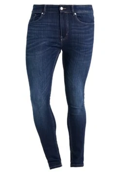 Pier One Vaqueros Pitillo - Dark-Blue Denim -Elegancia Tienda De Ventas 513c7a96a6954a0f801b551214ed75da