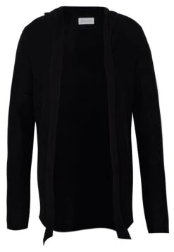 Pier One Chaqueta De Punto - Solid Black -Elegancia Tienda De Ventas 560f933f5f3e4035a371080a54c1d688