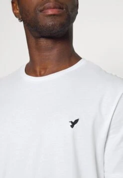 Pier One 5 Pack - Camiseta Básica - White/Blue/Stone -Elegancia Tienda De Ventas 5838dd46526247959db36fa669d89e4b