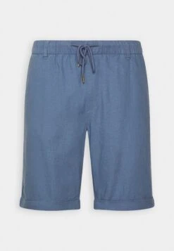 Pier One Linen Blend Drawcord Shorts- Shorts - Blue -Elegancia Tienda De Ventas 609305b411ae4fd897e85e7620e5b545