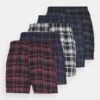 Pier One 5 Pack - Boxer - Black /Dark Blue /Dark Green