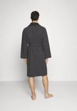 Pier One Shawl Towel Bathrobe - Albornoz - Dark Grey -Elegancia Tienda De Ventas 6950796cf97f4b2b92c37a9b8d214b31