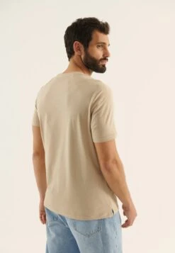 Pier One Camiseta Estampada - Beige -Elegancia Tienda De Ventas 6e183213fd9f4166a059ff8f663551d7