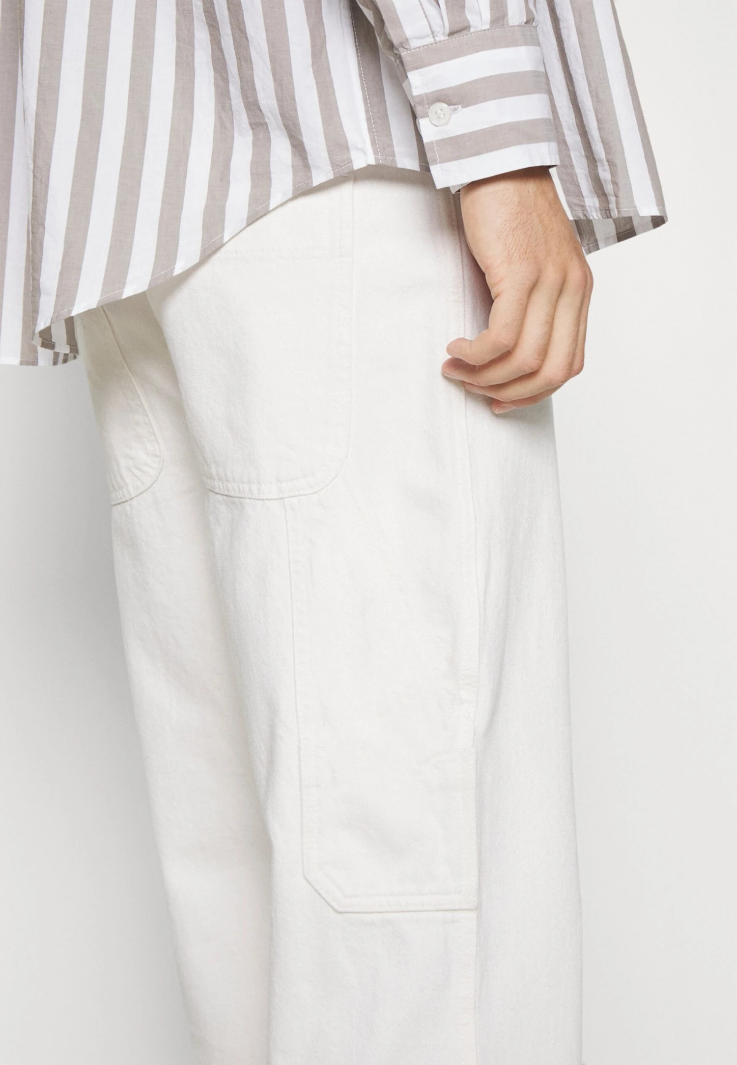 Pier One Carpenter Colored Twill- Vaqueros Rectos - Off-White 6 Pier One Carpenter Colored Twill- Vaqueros Rectos - Off-White - Imagen 6