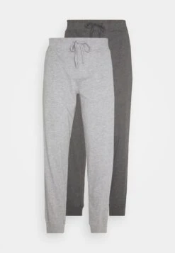 Pier One 2 Pack - Pantalón De Pijama - Mottled Dark Grey/Mottled Grey -Elegancia Tienda De Ventas 7438e3af94d84f41a7e5cef68ab55737
