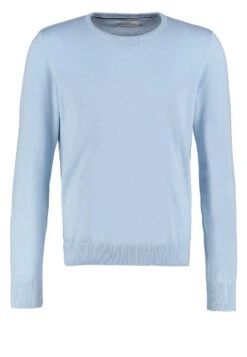 Pier One Basic Crewneck - Jersey De Punto - Light Blue -Elegancia Tienda De Ventas 80f1c7c7bbed4ed08a43aa5550fa92e2