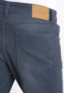 Pier One Coloured Baron - Vaqueros Slim Fit - Dark Blue -Elegancia Tienda De Ventas 8190d0381c3340488df2e1b56401ad3b