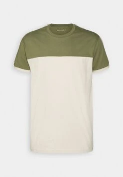Pier One Camiseta Estampada - Khaki/Off-White -Elegancia Tienda De Ventas 829422407edf48bca90300a029920a9e