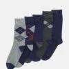 Pier One 5 Pack - Calcetines - Dark Blue
