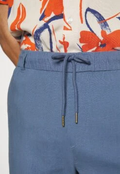 Pier One Linen Blend Drawcord Shorts- Shorts - Blue -Elegancia Tienda De Ventas 87c8fc6ffcc340718daf1bf023c8502d