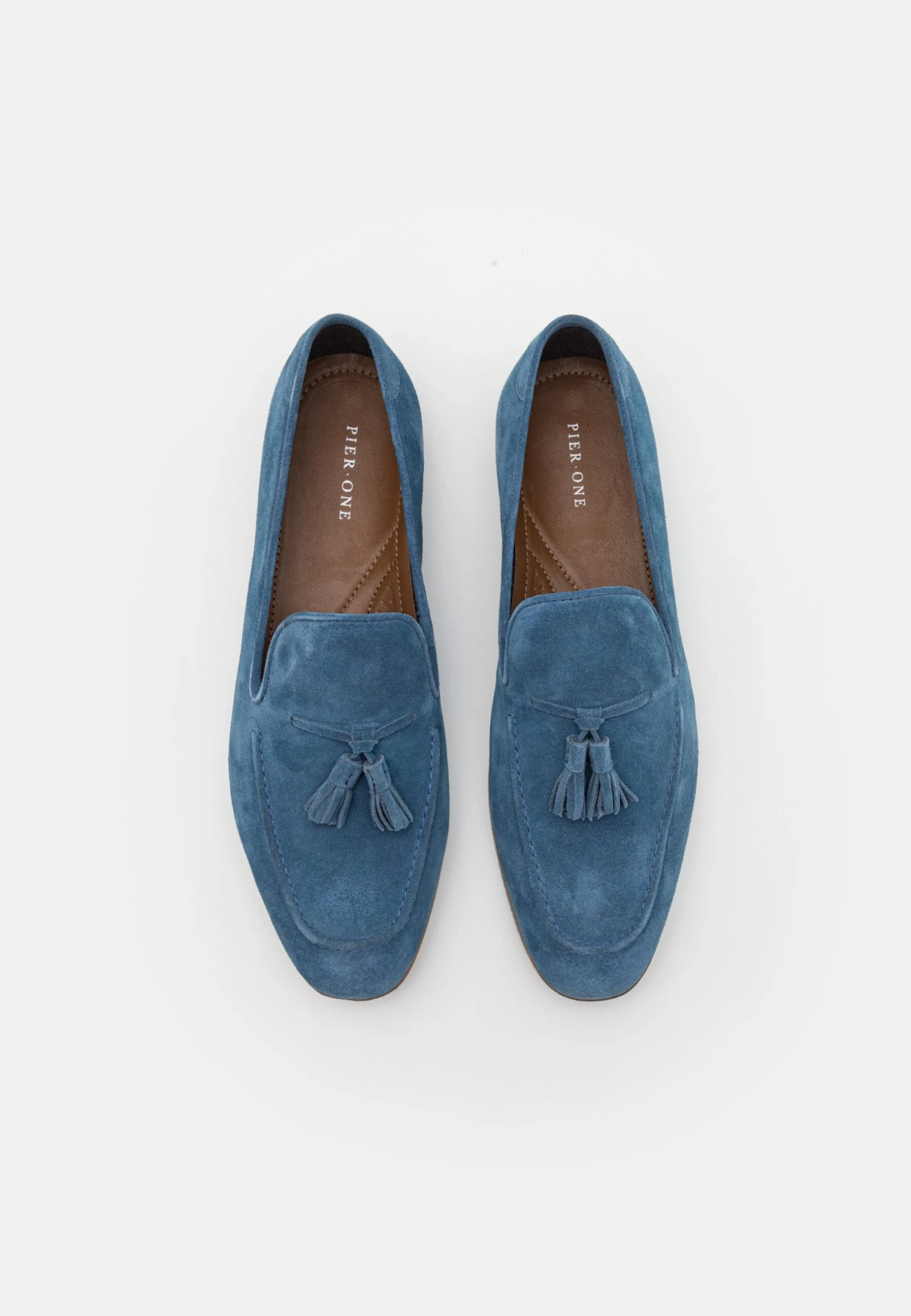 Pier One Leather - Mocasines - Blue 4 Pier One Leather - Mocasines - Blue - Imagen 4