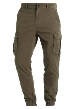 Pier One Cuffed Skinny Trouser- Pantalones Cargo - Khaki -Elegancia Tienda De Ventas 8b5d9a7661e7447cbc122a53d9869344