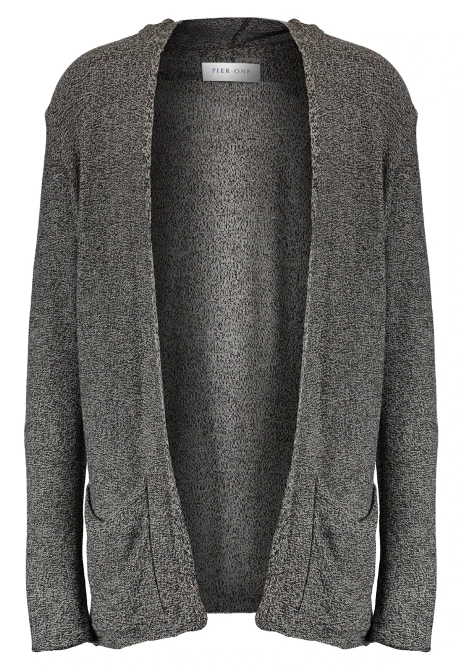 Pier One Chaqueta De Punto - Light Grey/Black 5 Pier One Chaqueta De Punto - Light Grey/Black - Imagen 5