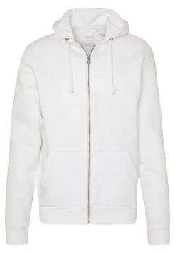 Pier One Sudadera Con Cremallera - White -Elegancia Tienda De Ventas 9d471c34130e458cb7aa569f22d9185a