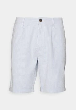 Pier One Pleated Seersucker Short - Shorts - Blue -Elegancia Tienda De Ventas a020ce1da6b84bd9bdafa40d5705abc0