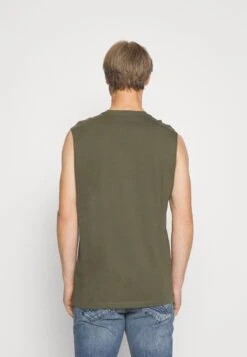 Pier One 2 Pack - Top - Black/Khaki -Elegancia Tienda De Ventas a3d3b64758904829b611838c1def50fc