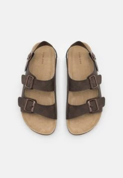 Pier One Unisex - Sandalias - Dark Brown -Elegancia Tienda De Ventas a689817c07e34f47aa63a98de89f094a