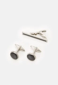 Pier One Set - Pañuelo De Bolsillo - Black/Silver-Coloured -Elegancia Tienda De Ventas af718bb6ea53446385ba8c5b356de5e5