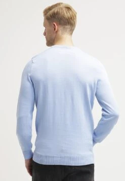 Pier One Basic Crewneck - Jersey De Punto - Light Blue -Elegancia Tienda De Ventas b4d33f3f472b4e0cb87579499a0f1069