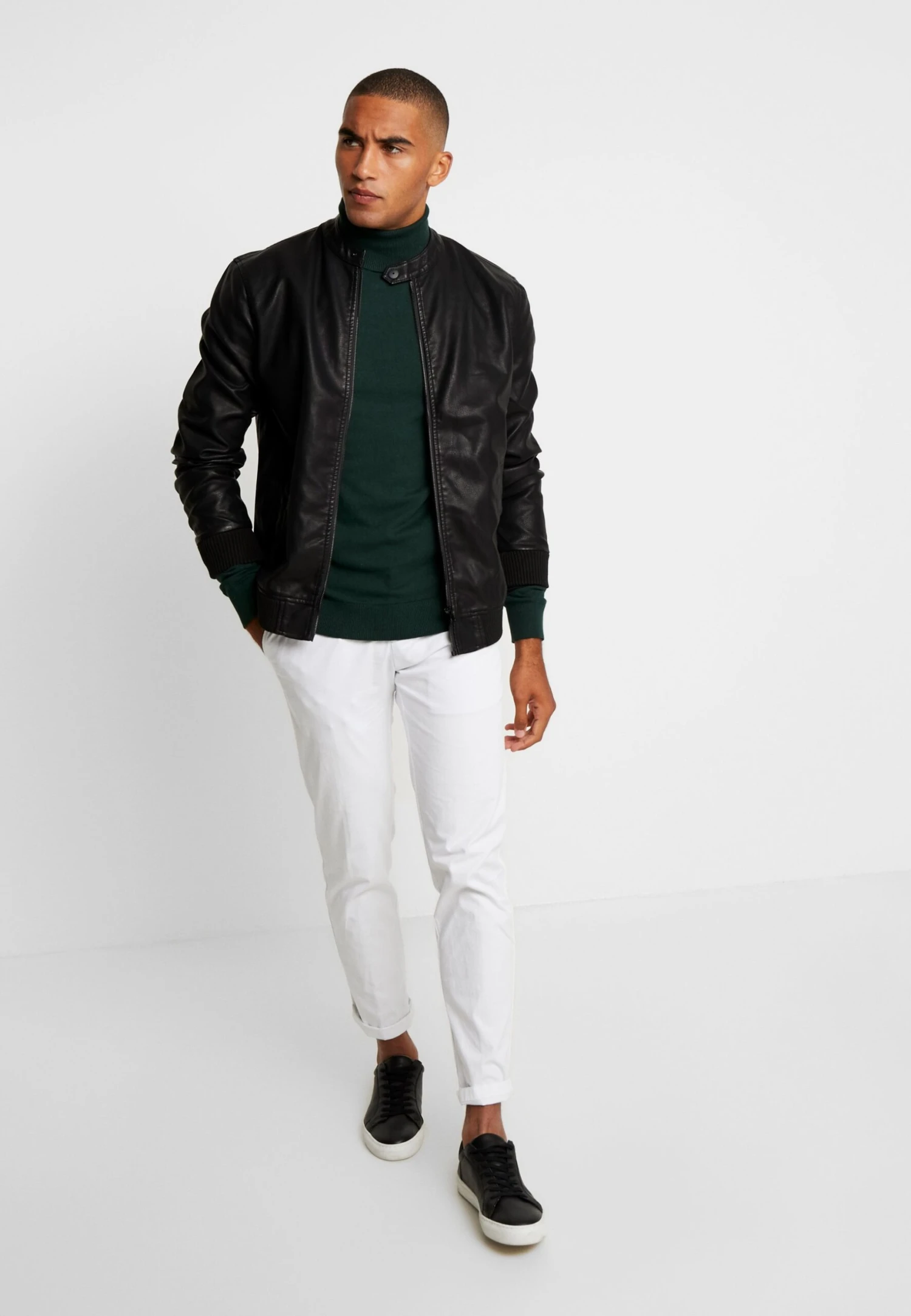 Pier One Jersey De Punto - Dark Green 2 Pier One Jersey De Punto - Dark Green - Imagen 2