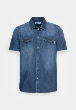 Pier One Camisa - Dark Blue -Elegancia Tienda De Ventas b6ee51e631194355aebae36299543383