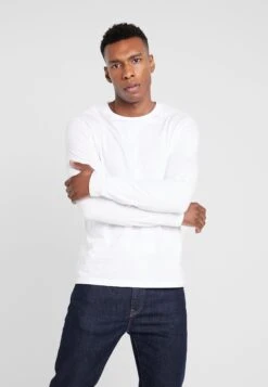 Pier One 2 Pack - Camiseta De Manga Larga - White -Elegancia Tienda De Ventas b74a28ee32764edb9a0082e4dc412571