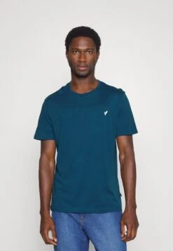 Pier One 5 Pack - Camiseta Básica - White/Blue/Stone -Elegancia Tienda De Ventas b839b6722acb4810893aab216141f42b