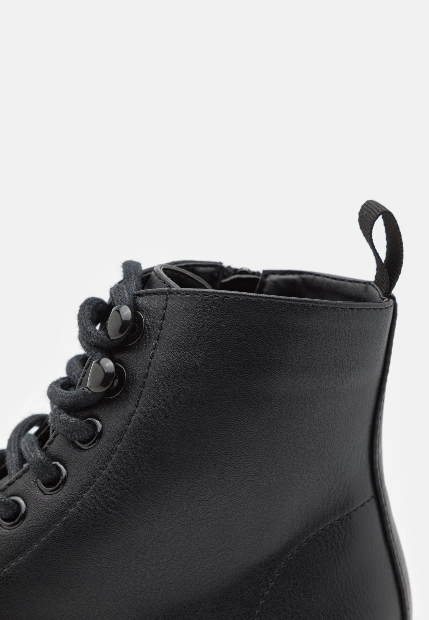 Pier One Unisex - Botines Con Cordones - Black 6 Pier One Unisex - Botines Con Cordones - Black - Imagen 6