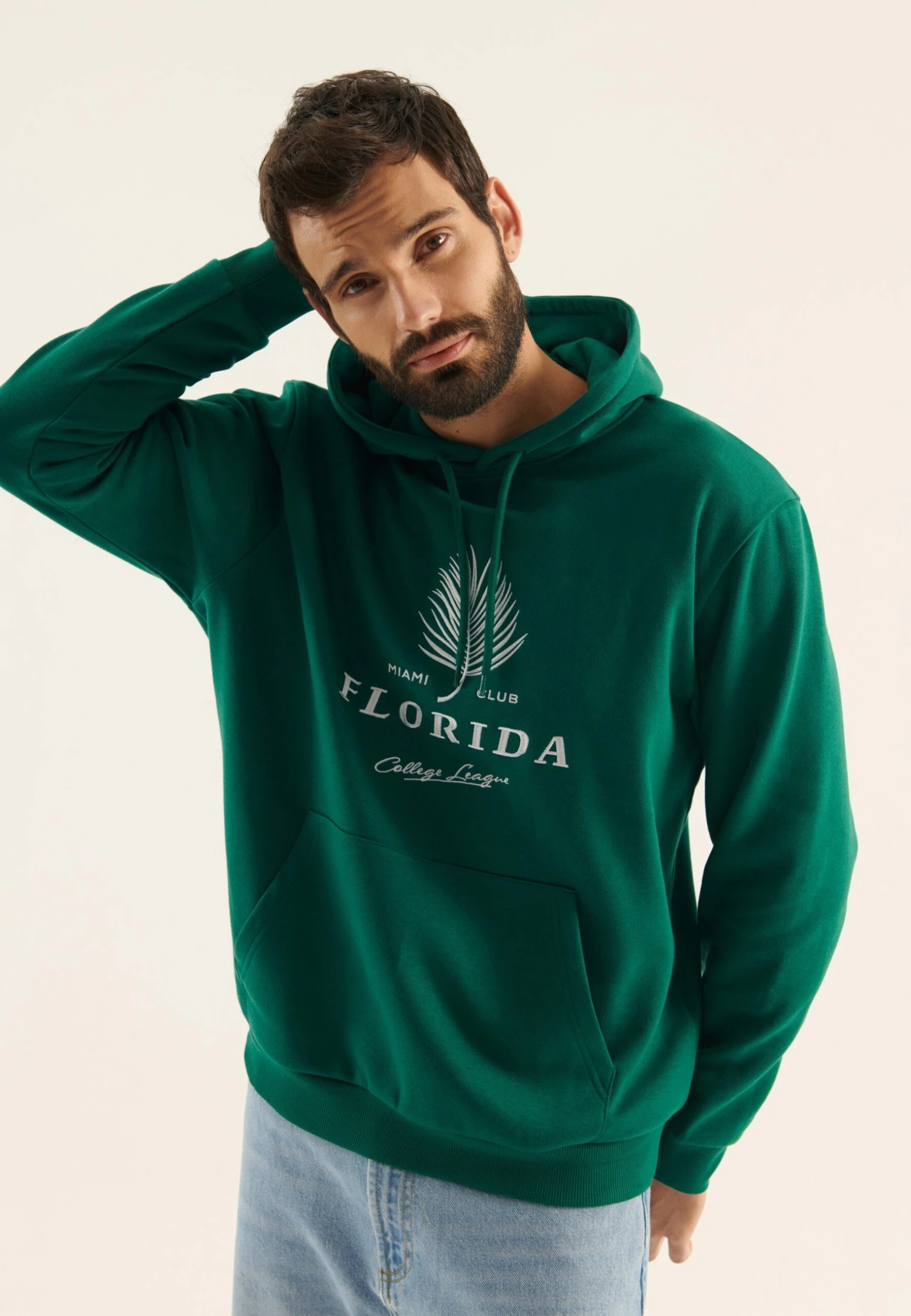 Pier One Sudadera - Green 1 Pier One Sudadera - Green